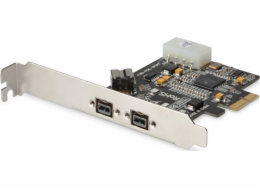 Řadič Digitus PCIe x1 – 3x FireWire 800 (DS-30203-2)