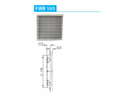 Ergom filtr pro ventilátor FWR 105 (R37RC-01010100301)