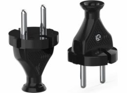 Montis Rovná odnímatelná zástrčka WT-2 černá Produkt Montis MT019-C POLISH