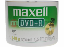 Maxell DVD-R 4,7 GB 16x 50 kusů (275732.40.TW)