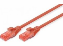 Digitus DIGITUS CAT 6 UTP patch kabel PVC AWG 26/7 délka 7m Barva červená