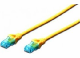 Digitus DIGITUS CAT 5e U-UTP patch kabel PVC AWG 26/7 délka 20m barva žlutá
