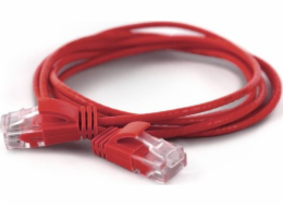 Wantec  wW Patch kabel CAT6A rand 2,8 mm UTP červený 0,50 m - Síťový - Patch kabel - 0,5 m - Cat6a - U/UTP (UTP) - RJ- 45 - RJ- 45 - červený (7270)
