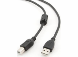Gembird USB-A - USB-B USB kabel 3 m černý (CCFB-USB2-AMBM-3M)