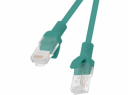 Lanberg Patchcord, Cat6, nestíněný, 0,5 m, zelený (PCU6-10CC-0050-G)