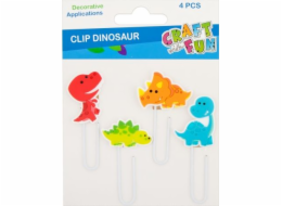 Craft with Fun Dekorativní dino kancelářská sponka