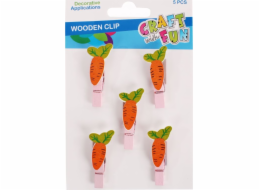 Craft with Fun DEKORACE DEKORACE KRESLENÍ KRESLENÍ MRKVOVÁ 5KS CF 12/144