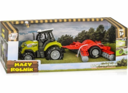 Traktor Daffi s jednotkou na zpracování půdy