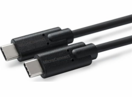 MicroConnect USB kabel USB-C – USB-C 0,25 m černý (USB3.2CC0.25)