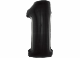 GoDan fóliový balónek 1 černý 85cm