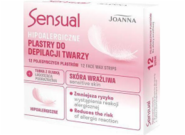 Joanna JOANNA_Sensual hypoalergenní depilační proužky na obličej 12 ks.