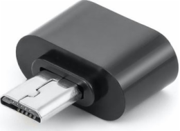 USB adaptér microUSB – USB černý (26856)