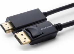MicroConnect DisplayPort - HDMI AV adaptér černý (MC-DP-HDMI-200)