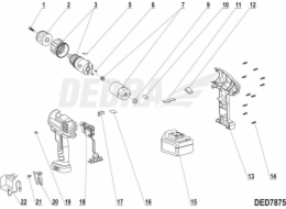 Sklíčidlo Dedra Drill