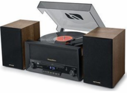 Mikrosystém gramofonu Muse Muse MT-120MB gramofonový USB port, vstup AUX