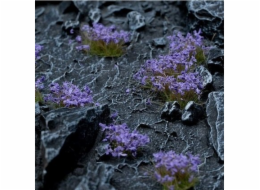 tráva: fialové květy