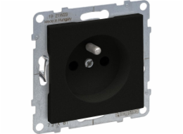 Legrand SUNO - Zásuvka 2P+Z - - 16 A - 250 V~ - automatické koncovky, Černá - Legrand 721481 himp