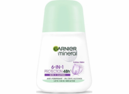 Garnier GARNIER_6in1 Protection 48h Skin And Clothes Roll-On Antiperspirant Roll-on Floral Fresh 50ml