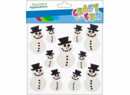 Craft with Fun CF ORNAMENT BN EVA PODPORA SNĚHULÁKA 22KS PBH 12/288
