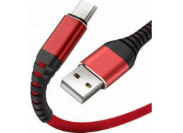 USB kabel USB-C – USB-C 3 m červený (28650)