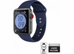Kapalný řemínek Crong Crong – Řemínek Apple Watch 42/44 mm (námořnická modř)