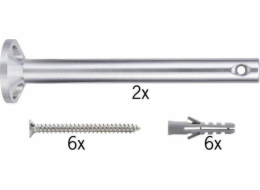 Paulmann Kabelový systém stropní podpěra 1 pár, chrom, průměr 16mm