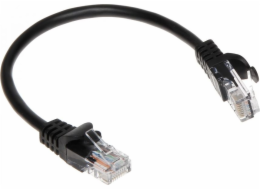 RBLINE PATCHCORD RJ45/0,2-BLACK 0,2m