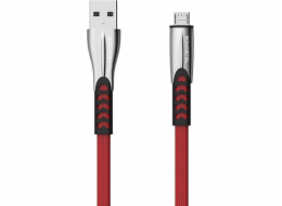 Somostel USB-A - microUSB USB kabel 1 m červený (25702)