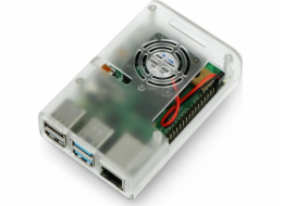 JustPi Case s ventilátorem Raspberry Pi 4B (DNG-16802)