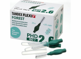 Tandex Tandex (25 ks) Zubní kartáčky Medium FOREST 2,6 (tl.)