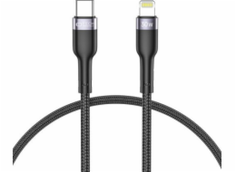 Tech-Protect USB-C – Lightning kabel 0,25 m černý (THP1597)