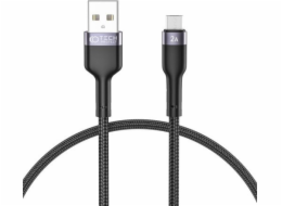 Tech-Protect USB-A - microUSB USB kabel 0,25 m černý (THP1600)