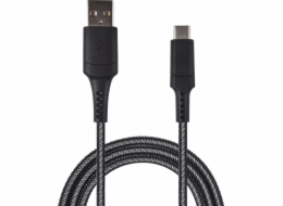 USB kabel 2GO 2GO USB Ladekabel Xtreme-schwarz-100cm pro USB Type C 3.1