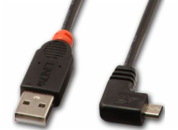 Lindy USB-A - microUSB USB kabel 2 m černý (31977)