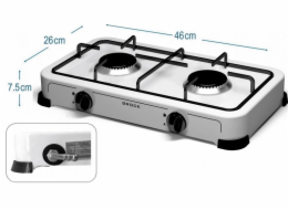 Mini sporák Brock GS 002 W, bílý