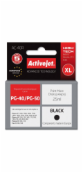 Activejet Inkoust AC-40R (náhrada za Canon PG-40; Premium; 25 ml; černý)