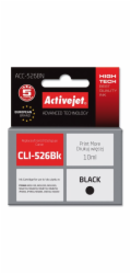 Activejet inkoust ACC-526BN (Canon CLI-526Bk náhradní; Supreme; 10 ml; černý)