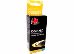 Inkoust UPrint C-551XLC / CLI551C XL (azurový)