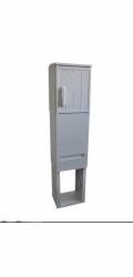 OPTIX Venkovní Optický pilířový rozvaděč (sloupek) 300x1500x250mm, IP44 Sestava