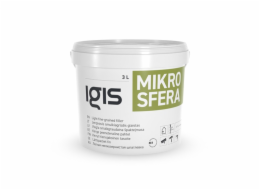Světlý jemnozrnný tmel Igis Mikrosfera, bílý, 3L