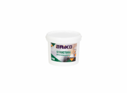Zdobící tmel Briko Structura, bílý, 5 kg