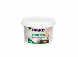 Zdobící tmel Briko Structura, bílý, 15 kg