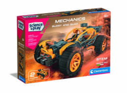 Konstruktor Clementoni BUGGY AND QUAD 75077BL, plast