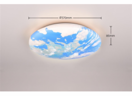 Stropní svítidlo Reality Terra R67471100, 15 W, 3000 °K