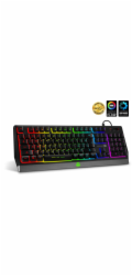 CONNECT IT BATTLE RGB herní klávesnice (CZ+SK verze), ČERNÁ