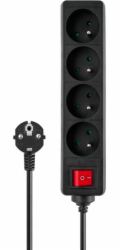 Power Strip 4 Sockets, 3 m, LZ-14