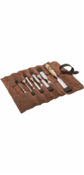 Kirschen Stechbeitelsatz 8-tlg. Tasche 4-6-10-12-16-20-26-30