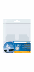 Herma CD/DVD-Cases self-adhesive f.1 CD/DVD 10 Pcs. trans.  7688