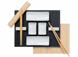 Sushi set porcelán/břidlice/bambus sada 11ks KO-210000010