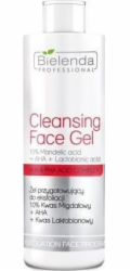 Bielenda Professional čistící gel na obličej 10% kyselina mandlová + AHA + kyselina laktobionová příprava na peeling 200g